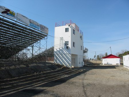 Tri-City Motor Speedway - Tower Photo From Water Winter Wonderland